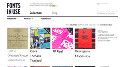 Desktop Screenshot of fontsinuse.com